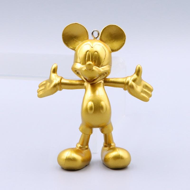 Cute Doll Anime Mickey Pluto Mickey Cartoon Car Keychain Backpack Decoration Pendant Christmas Toy Gift