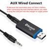Bluetooth-Sender 5.0 + EDR-Audioadapter für TV-PC-Kopfhörer 3,5-mm-Buchse AUX USB-Stereo-Musik-Wireless-Adapter Plug & Play