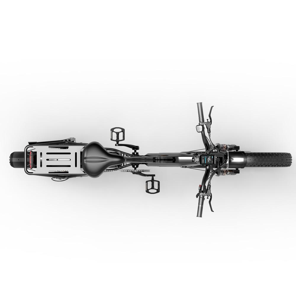 Elektrické kolo Terénní DuKawey DM530 26" Tlusté pneumatiky 1000W Elektrické kolo pro dospělé 52V 20AH Hydraulická brzda Max. zatížení 150 kg