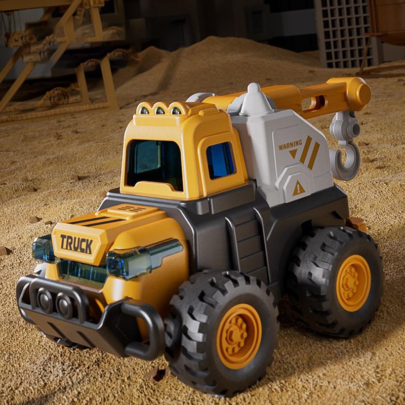 1:55 Diecast City Truck Diecast Model Fire Sanitation Engineering Car Inertial Play Vehicle Educational Toys For Children Gift