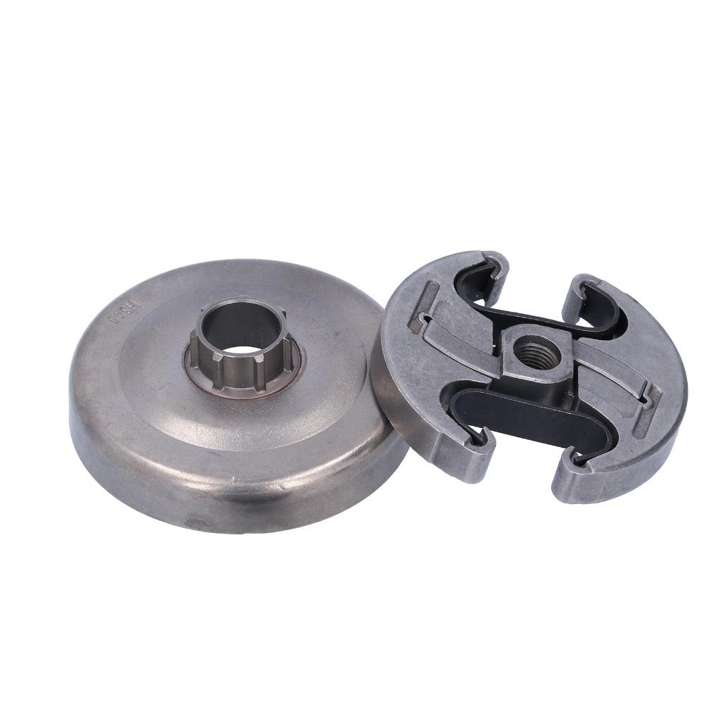 Kit de piñón de llanta plateado oscuro para Husqvarna 325 340 346XP 345 350 351 353 445E 450in-7T