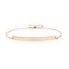 Simple Geometric Stainless Steel Bracelet – European & American Style, Light Luxury, Customizable Couple Bangle
