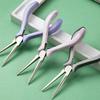 Pinze Professionali per Modellare Unghie in Acrilico e Gel UV Acciaio Inossidabile C Curve Strumenti per Manicure per Nail Art