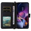Wallet Phone Case for Motorola Moto G64y 5G/G64 5G/G54 Power 5G/G54 5G Leather Cover with Shoulder/Wrist Strap