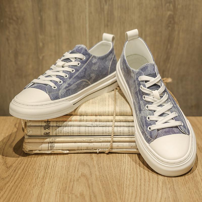 Fashion New Arrival Men's Canvas Shoes Hot Sale Man Vulcanized Shoes All-match Casual Sneakers Fashion Walking Shoes Man Tenis Masculino