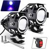 U7 125W LED Motorrad Angel Eyes Scheinwerfer Tagfahrlicht Spotlights Zusätzliche Helle LED Fahrradlampe Auto Arbeit Nebelscheinwerfer