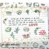 230Pcs 8 Sheets Wedding Theme Diy Scrapbooking Stickers Transparent Decorations For Guestbook Handaccount Arts Crafts Stickers