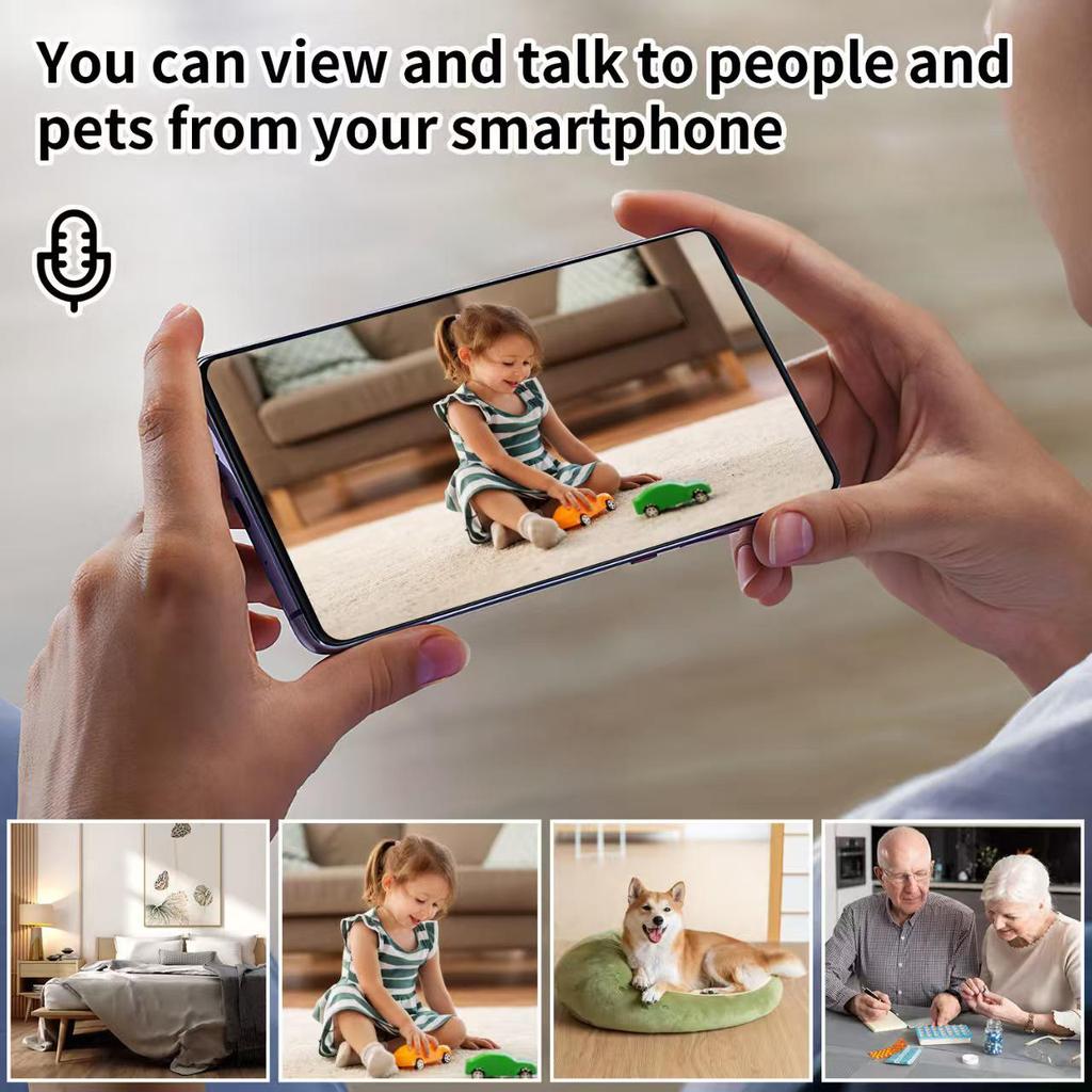Children's Care WIFI Monitoring Camera - Home Protection with Night Vision