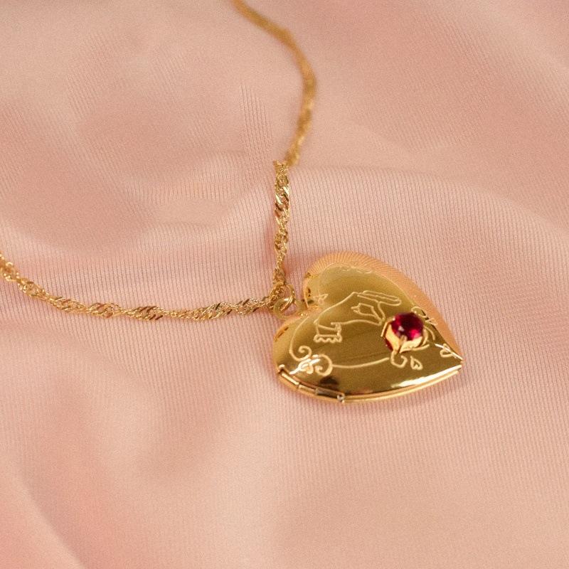 

Pearl Necklace Accessories Women S Light Luxury Niche Simplicity Love Pendant Neck Chain Jewelry