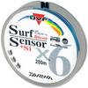 Daiwa PE Line UVF Surf Sensor 6 Braid Si 200m Multicolor + 3.0
