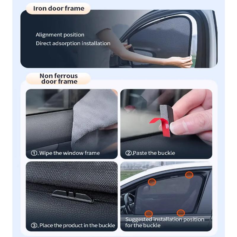 For Mercedes Benz A Class V177 Saloon 2018~2026 Car Sunshade Privacy Mesh Curtain Heat Insulation Sunscreen Visor Accessories