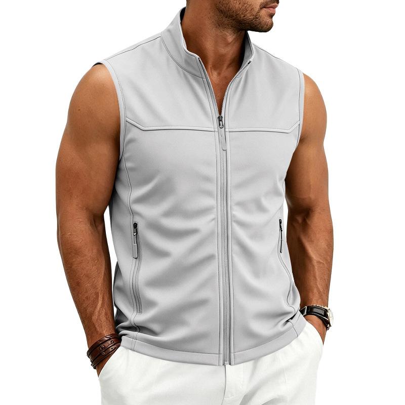 Mens Loose Sleeveless Sports Vest Summer Casual Waistcoat M