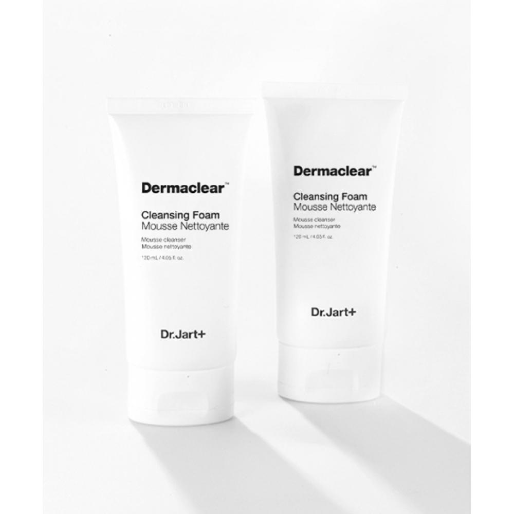 Dr.jart 2er-Pack Derma Clear Reinigungsschaum 120ml + Power Derma Barrier Creme 7ml 1 Gratis