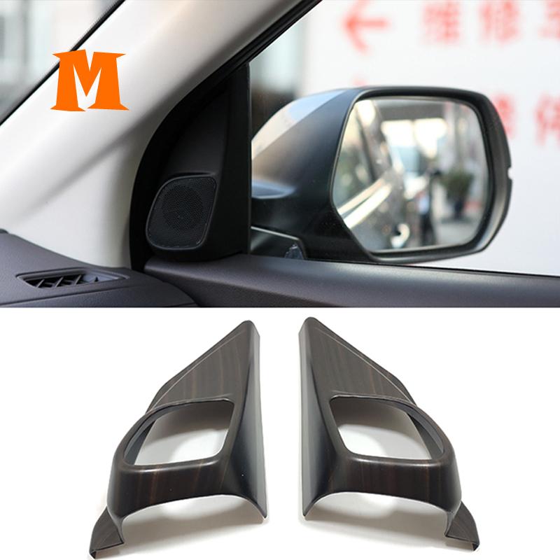 Für Honda CRV CR-V Pfirsich Holz Auto Klimaanlage AC Schalter Taste Aufkleber Abdeckung Trim 2012 13 14 15 2016 Styling