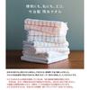 Hiorie Imabari-made towel face leftover thread border set 4 color assorted made Japan