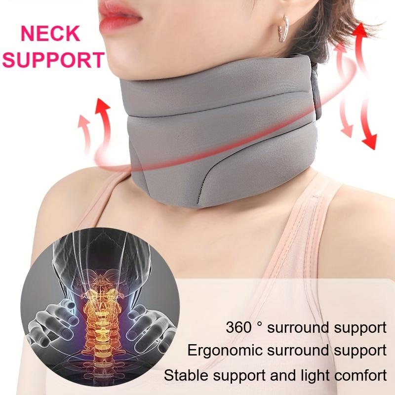 Breathable Neck Support Collar for Office, Home, Travel & Car Seat - Fixation & Support Neck Brace