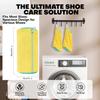 Reusable Shoe Wash Bag Machine Washable Cleaning Bag With Self-locking Zipper for All Shoes Size and Type,for Washer and Dryer