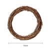 Corona Ghirlanda Anello in Rattan Naturale Essiccato per Natale Artigianato Fai da Te Appeso a Porta Muro Decorazione Forniture per Feste di Matrimonio