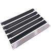 19-inch Black Rack Mount Blank Panel with White Back - Available In 1U, 2U, 3U, 4U, and 6U Sizes.