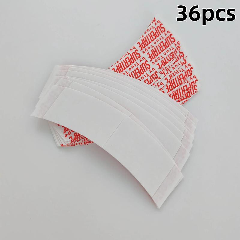 36 Sheets Waterproof Supertape Hair Tape Double Side Adhesive Super Tape For Lace Wig Toupee Replacement