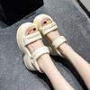 Roman Sandals Women's Summer Wear Exquisite New Fairy Wind Slope Heel Beach Shoes Platform Heightening Women's Shoes