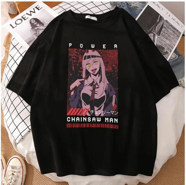 

Chainsaw Man Cosplay Anime T-Shirt Tee Undershirt Cotton Cotton Unisex XL