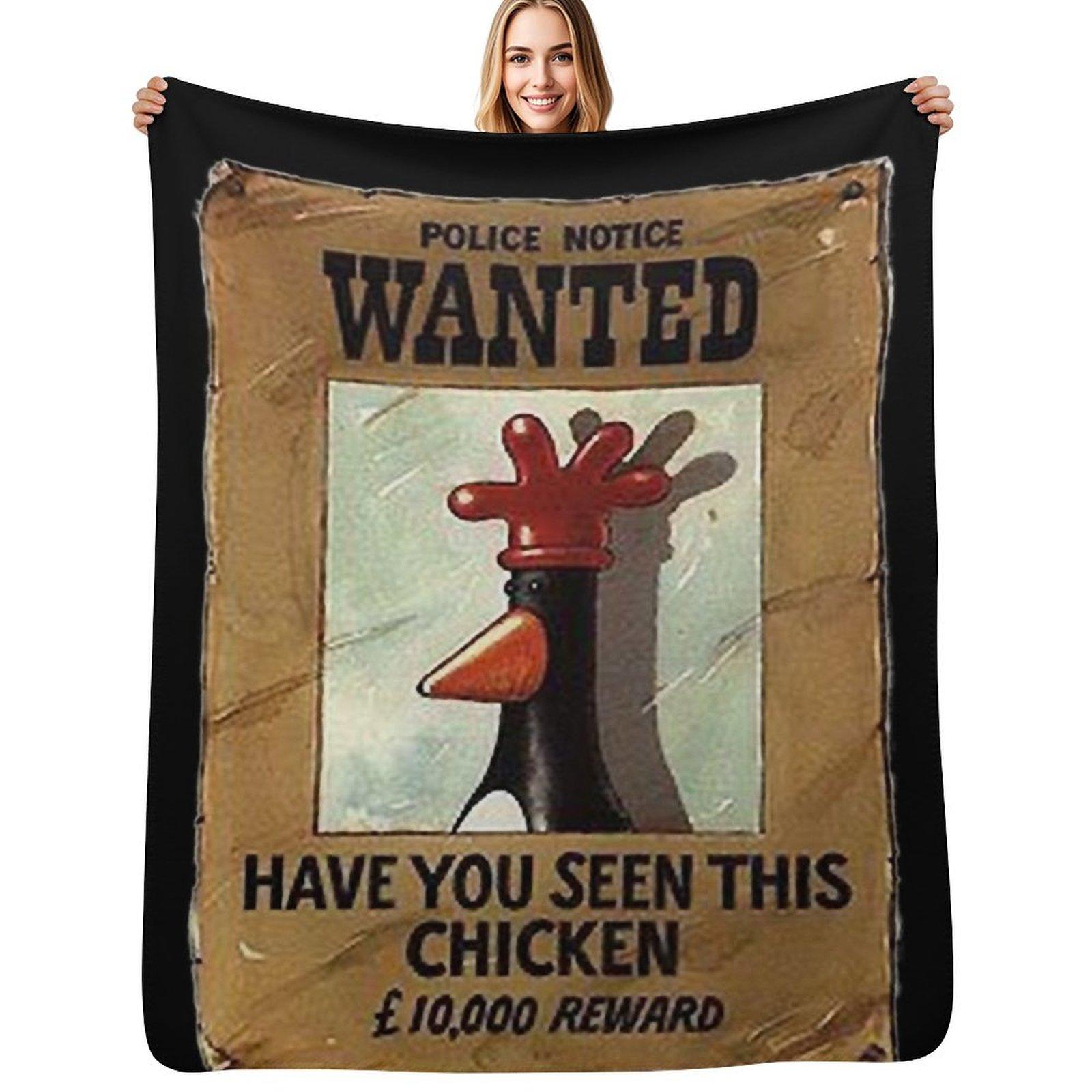 Have You Seen This Chicken Classic Throw Blanket Cozy Warm Blanket for Bed Room Decor 75X95CM