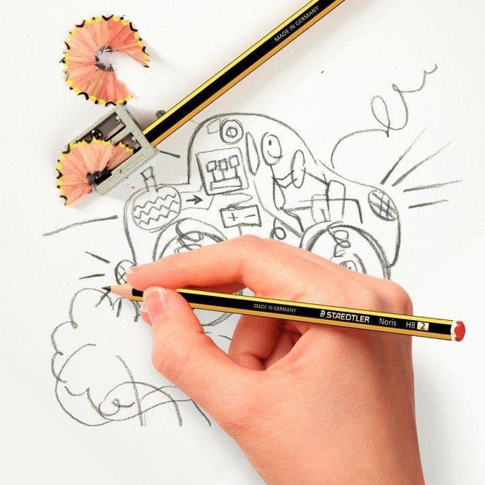 Crayon - STAEDTLER - NORIS 120-2 - HB - Boîte De 12 - Graphite Noir