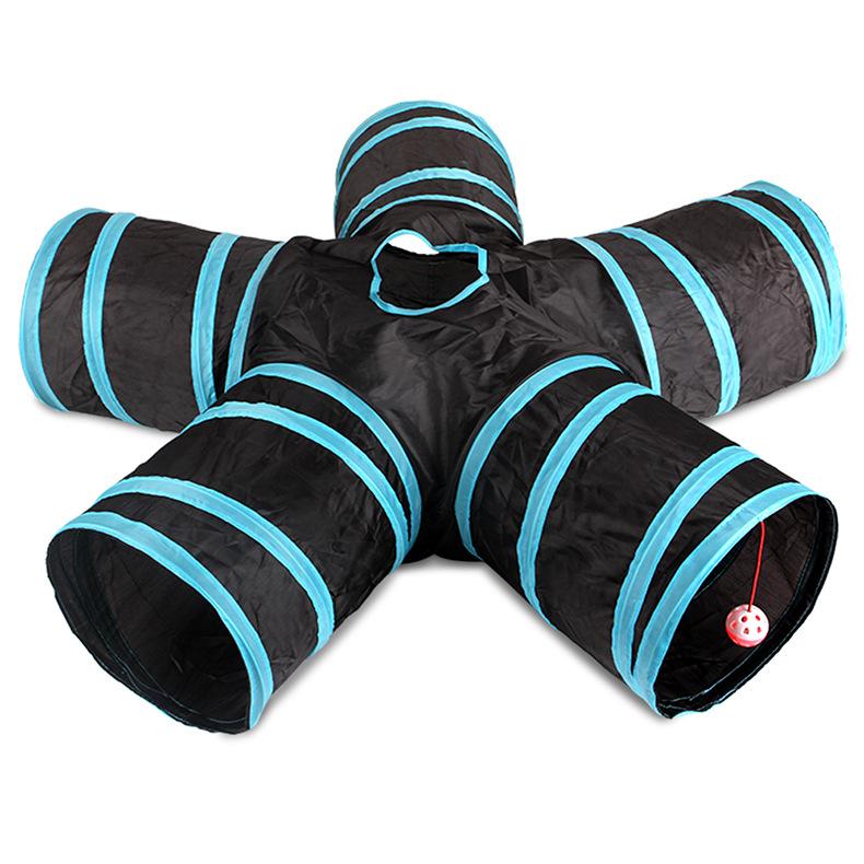 Toys for Cat Pet Supplies Toys Small Animals Pet Tunnel 5 Way Collapsible Cat Tunnel Waterproof Cat Tunnel