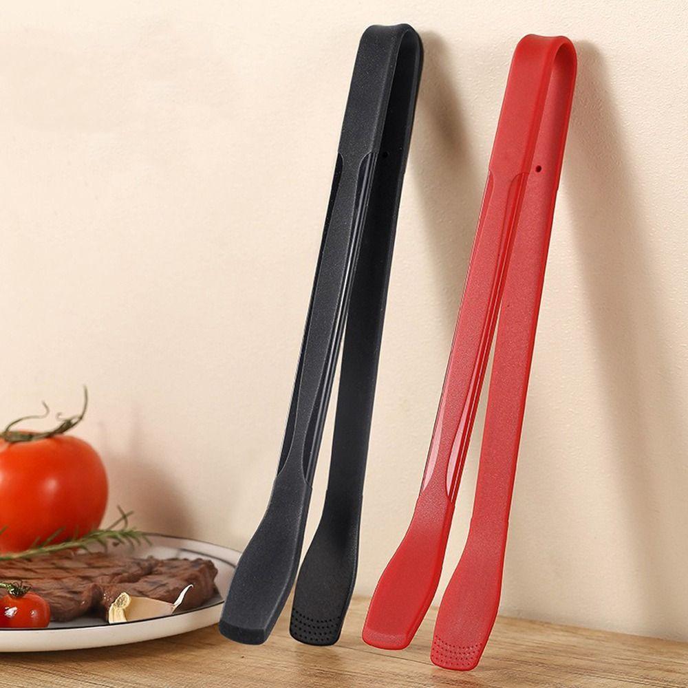 Anti-Slip Steak Tongs Heat Resistant Salad Tongs Meat Turner Kitchen Food Clip BBQ Grilling
