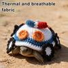Turtle Sweater Knitted Turtle Shell Costume Car Design Warm Outfit with Adjustable Rope Cute Apparel for Turtle Tortoise Photo Prop