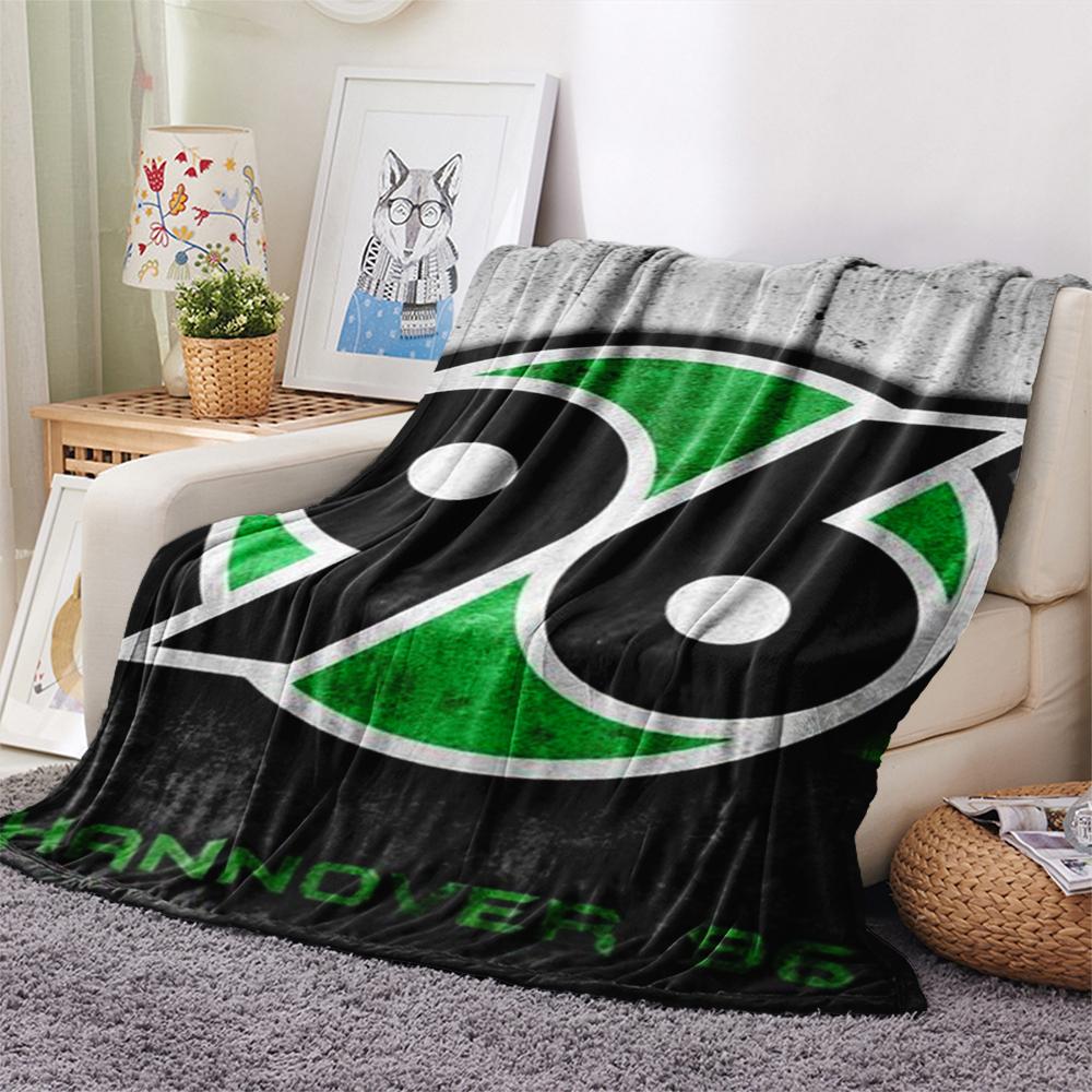 1pc Hannover 96 Print Flannel Blanket, High Quality Comfortable for All Seasons, Home Decor, Warmth and Comfort, Perfect for Christmas Gifts58