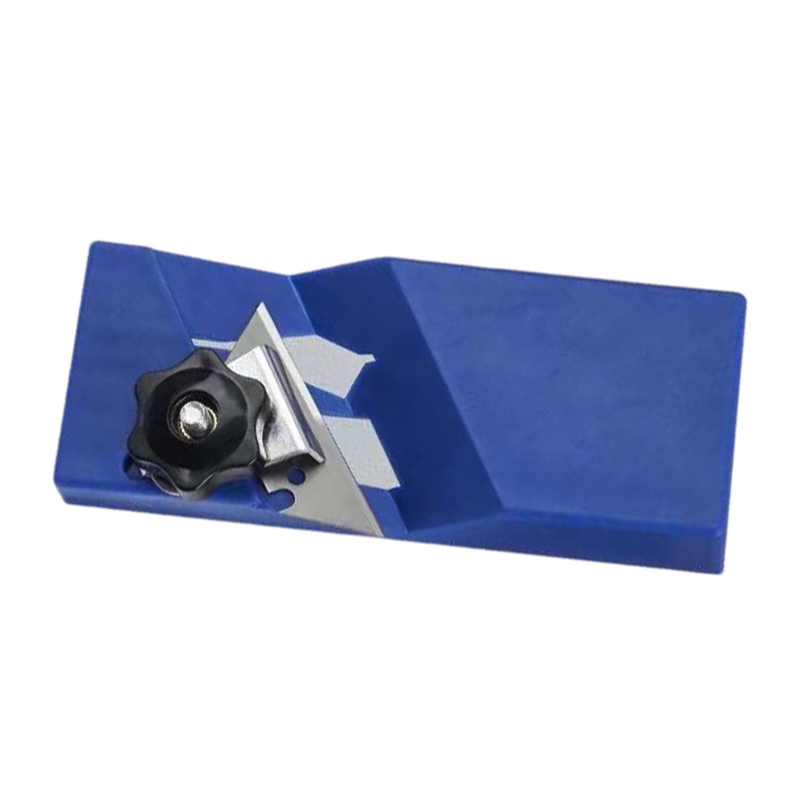 

Портативный рубанок для кромок гипсокартона Универсальный инструмент для снятия фаски с гипсокартона Простой в эксплуатации для долговечности и долгосрочной стабильности синий