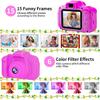 Kids Camera Underwater Waterproof Digital Camera for Kids 2 Inch IPS Screen 1080P HD Kids Video Action Camera for 3 4 5 6 7 8 9 10 Year Old Girls