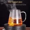Thickened Heat-Resistant Glass Gongdao Cup & Tea Strainer Set