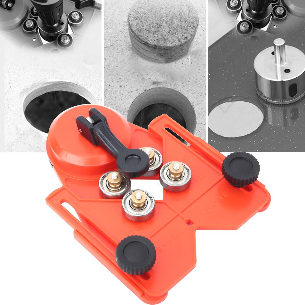Glass Tile Punch Locator Red Adjustable Hole Positioning Tool Hole Locator Drilling Guide