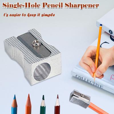 Creative Single-hole Metal Aluminum Alloy Pencil Sharpener