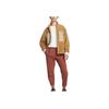 Nike Solid Color Logo Print Elastic Cuff Sportswear Trousers Men Bottoms Crimson CV0661-641