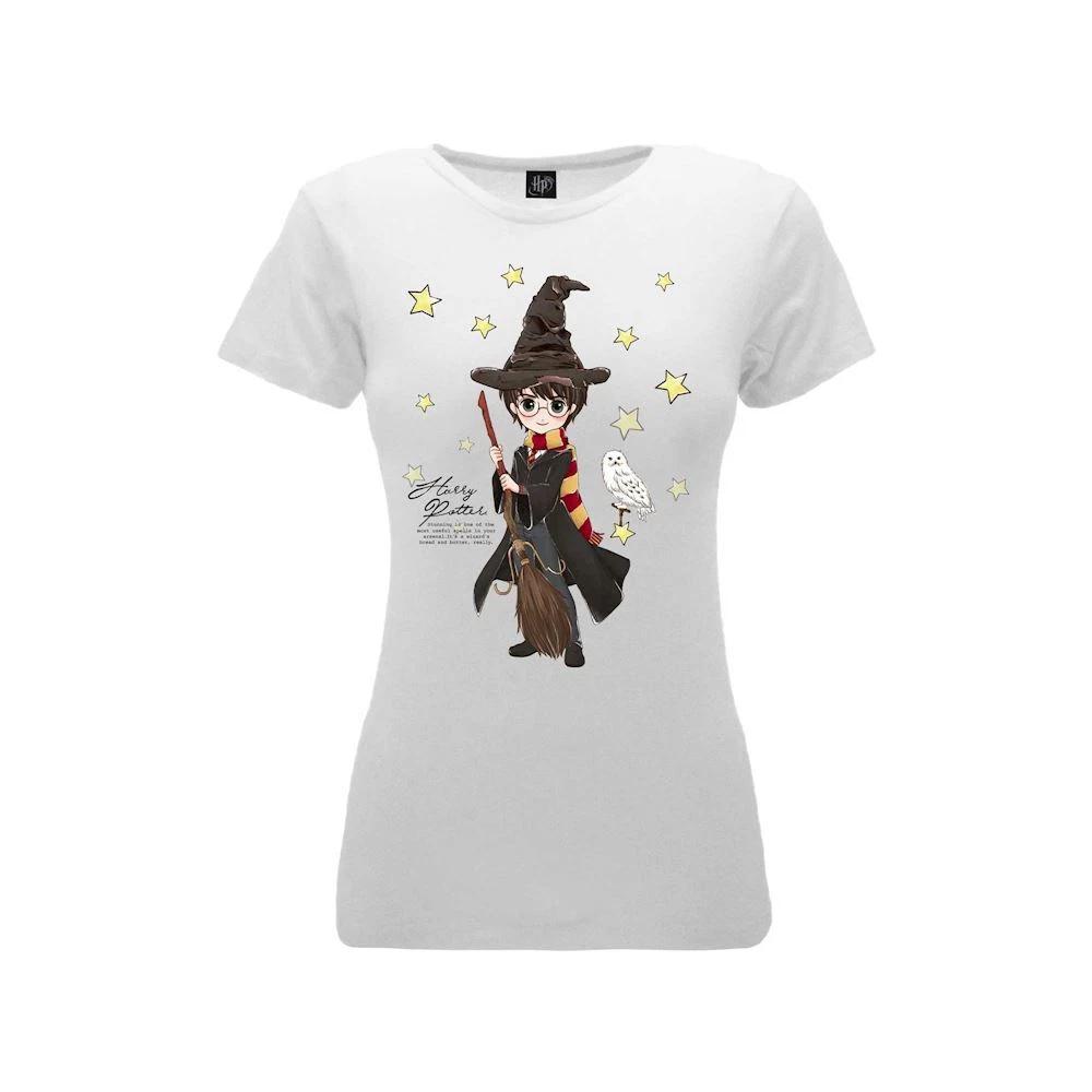

Harry Potter Women Wizard White Lady Slim Under Cost T-Shirt- 2XL