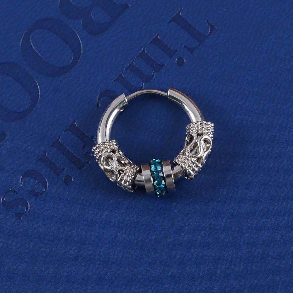 Unique Female Men Stainless steel Punk Male Hoop Earring Dragon Earring Fashion Jewelry Ear Buckle