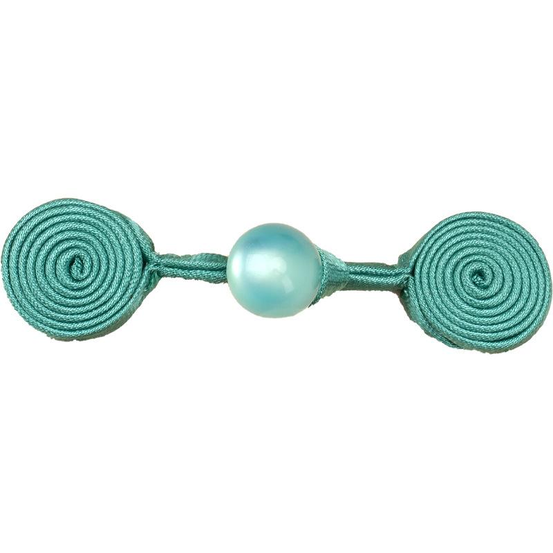 5 Pcs Cheongsam Tray Buckle a Word Buckle Hanfu Tang Suit Button Accessories Chinese Handmade Button Clothing Bead Decorative