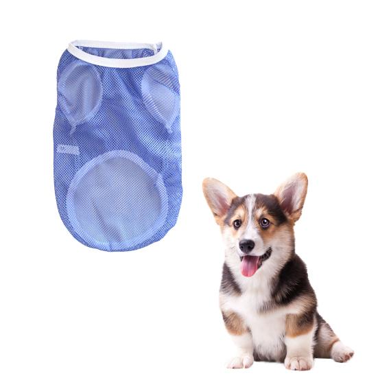 Haustierweste, atmungsaktives Mesh-Hundeweste, einfarbig, bequemes Katzen-Shirt, weiche Haustier-Sommerkleidung, Heimtierbedarf