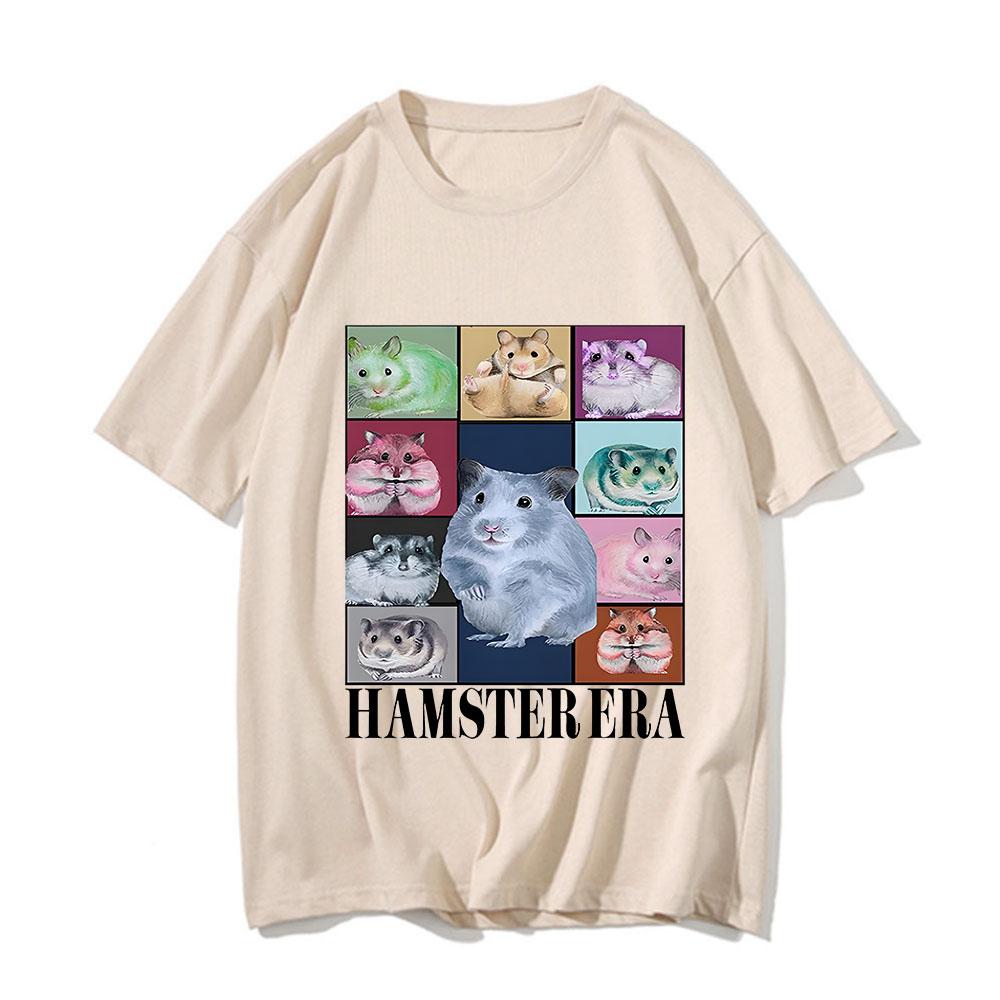 Vtipné tričko Eras Tour s křečkem Retro pánské/dámské tričko Harajuku oblečení Trička Unisex Vintage Kawaii bavlněné topy Grafická trička