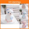 Soft And Cuddly Miniature Alpaca Plush Toy Keychain Bag Accessory In Multiple Shades