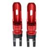 Motorcycle Front Foot Pegs Strong Grip Anti Slip Short Aluminum Alloy Foot Pedal Replacement for DUCATI Monster 696 795 Red