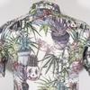 Paul Smith Botanical Short Sleeve Shirt Clown White Cotton Mens Used