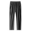 Men's Plus Size Quick-Dry Ice Silk Joggers - High Elasticity, Straight Leg, Sun Protection.