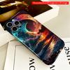 2DFlat Cosmic Wave Moon Sunset Ocean All inclusive film hard iPhone case, compatible with iPhone 18 Pro Max 17 16 15 14 13 12 11
