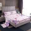 Animal Owl Striped Pattern Bed Hat Four-Piece Bedding Set Bedroom Dormitory Bedding Decoration