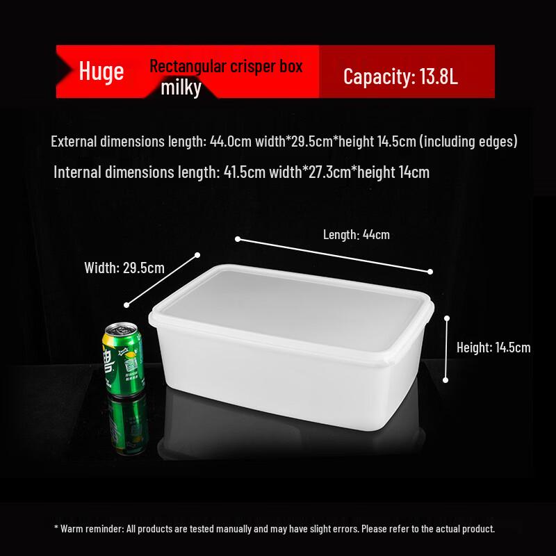 ZISIZ Transparent Plastic Food Storage Container